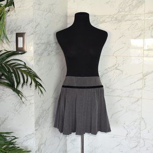 DeDage Pleated Gray Skirt Size S